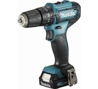 Perceuse visseuse à percussion 12 V Li-Ion 2 Ah CXT Ø 10 mm MAKITA - 2 batteries, chargeur, coffret - HP333DWAE