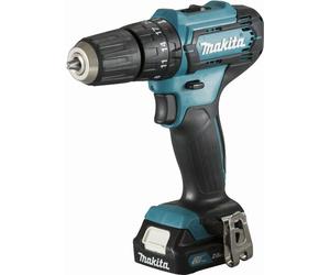 Perceuse visseuse à percussion 12 V Li-Ion 2 Ah CXT Ø 10 mm MAKITA - 2 batteries, chargeur, coffret - HP333DWAE