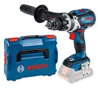 Perceuse-visseuse à percussion 18 V GSB 18V-110 C (sans batterie ni chargeur) + coffret L-Boxx BOSCH 06019G030A