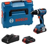 Perceuse-visseuse à percussion 18 V GSB 18V-65 + 2 batteries PROCORE 4 Ah + chargeur + L-BOXX BOSCH 06019N3306