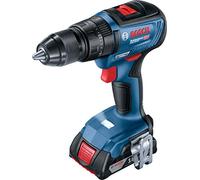 Bosch GSB 18V-50 1800 tr/min Sans clé 1,1 kg Noir, Bleu