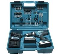 Perceuse-visseuse à percussion 18 V + 2 batteries 1,5 Ah + chargeur + coffret standard - MAKITA - HP457DWE10