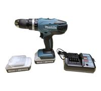 Perceuse visseuse à percussion 18V (2x1,5 Ah) - MAKITA HP457DWE