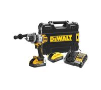 Perceuse, visseuse à percussion 18V brushless - DEWALT - avec 2 batteries 18V 5.0Ah - coffret - DCD1007H2T-QW