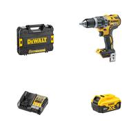 Perceuse visseuse à percussion 18V DCD796NT-XJ + 1 batterie 18V 5 Ah + chargeur DCB1104-QW DEWALT