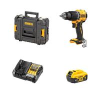 Perceuse-visseuse à percussion 18V DCD799NT-XJ + 1 batterie 18V 5 Ah + 1 Chargeur DCB1104-QW DEWALT