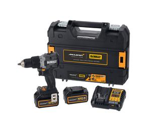 Perceuse-visseuse à percussion 18V DCD805N-XJ Édition Limitée McLaren + 2 batteries 18V 4 Ah + 1 Chargeur DCB1104-QW DEWALT
