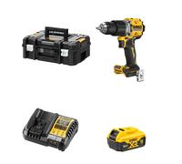 Perceuse-visseuse à percussion 18V DCD805NT-XJ + 1 batterie 18V 5 Ah + chargeur DCB1104-QW DEWALT