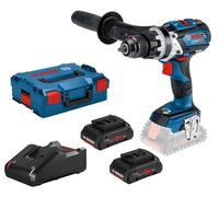 Perceuse-visseuse à percussion 18V GSB 18V-110 C + 2 batteries Procore 4Ah + chargeur - BOSCH - 06019G030B