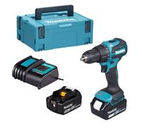 Perceuse visseuse à percussion 18V LXT Ø13 mm (2x3.0Ah + chargeur) en Makpac - MAKITA DHP490SFJ