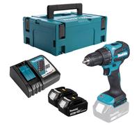 Perceuse visseuse à percussion 18V LXT (2x3.0Ah) en Makpac - MAKITA DHP490RFJ