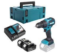Perceuse visseuse à percussion 18V LXT (2x5.0Ah) en Makpac - MAKITA DHP490RTJ