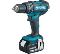 Perceuse visseuse à percussion 18V LXT - MAKITA - avec 2 batteries 18V 4.0Ah, chargeur, MakPac - DHP482RMJ