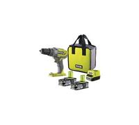 Ryobi Perceuse-visseuse à percussion sans fil R18PD3-215S 18V ONE+ 2 batteries Lithium+ 1,5 Ah