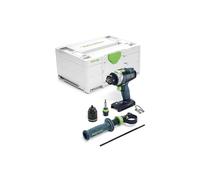 Festool Perceuse-visseuse à percussion sans fil QUADRIVE TPC 18/4-Basic sans batterie Systainer