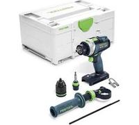 Perceuse-visseuse à percussion 18V TPC 18/4 I-Basic QUADRIVE (sans batterie ni chargeur) + Systainer SYS3 - FESTOOL - 575604 G