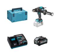 Perceuse-visseuse à percussion 40V 180Nm HP003GZ01 + 1 batterie BL4040F 40V 4 Ah + chargeur rapide DC40RA MAKITA