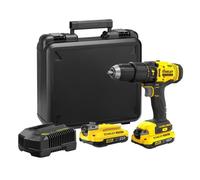 V20 Perceuse Visseuse à Percussion 50Nm- Lithium 18V - 2 Batteries STANLEY Fatmax - 2 batteries 2Ah - SFMCD711D22-QW