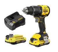 Perceuse Visseuse À Percussion 60 Nm Brushless - Lithium 18V - 2 Batteries 2 Ah En Kit - SFMCD716D2T-QW STANLEY FATMAX