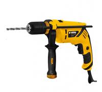 Perceuse à percussion 600W mandrin 13mm Autoserrant Poignée SOFT GRIP Sélecteur de vitesse VITO