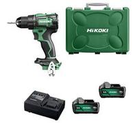 Perceuse visseuse à percussion 70Nm - HIKOKI - 2 batteries 18V 5.0Ah + chargeur en coffret - DV18DBSLWJZ G