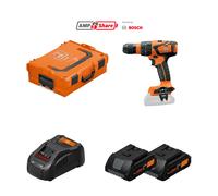 Perceuse-visseuse à percussion ASB 18 Q AS + 2 batteries ProCORE 18V 4 Ah AS + 1 chargeur GAL 1880 CV AS FEIN