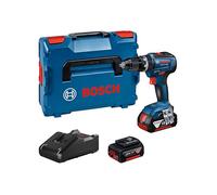 Perceuse-visseuse à percussion - BOSCH - GSB 18V-55 - 2 batteries 4Ah - Chargeur inclus - L-BOXX