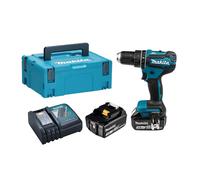 Perceuse visseuse à percussion Brushless 2x3Ah 18V MAKITA DHP485RFJ en MAKPAC
