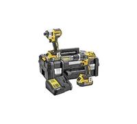 Pack Perceuse visseuse à percussion DCD796 + visseuse à chocs DCF887 (2x5AH) en coffret T-STAK - DEWALT - DCK266P2T