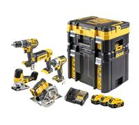 Ensemble d'outils à batterie combo DeWALT 18 V, 3x batterie DCK500P3T
