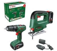 Bosch Home and Garden EasyImpact 18V-40 + EasySaw 18V-70 06039D810A pour appareils sans fil Jeu d'ou