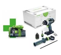 Festool TPC 18/4 I-Basic QUADRIVE 18V Li-Ion Perceuse À Percussion Sans Fil En Systainer - Avec Batterie 5.2 Ah