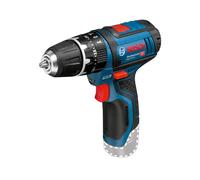 Bosch GSB 10,8-2-LI Professional Sans clé Noir, Bleu, Rouge