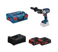 Perceuse-visseuse à percussion GSB 18V-110 C + 2 Batteries EXPERT 4 Ah + 1 Chargeur GAL 12V/18V-80 BOSCH