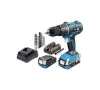 Perceuse visseuse à percussion KOMA 20V - 2 batteries 2Ah - 1 chargeur - 08750 G