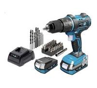 Perceuse visseuse à percussion KOMA 20V - 2 batteries 2Ah - 1 chargeur - 08750 G