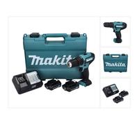 Perceuse visseuse à percussion MAKITA 12V CXT - 2 batteries BL1021B 2.0Ah - 1 chargeur DC10WD HP333DWAE