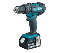 Perceuse visseuse à percussion - MAKITA - DHP482F1 - 18 V - Mandrin 13 mm auto-serrant - Batterie Li-Ion 3 Ah