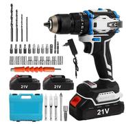 Perceuse visseuse à percussion multifonctionnelle 21 V - Moteur sans balais - 70 Nm - Compatible avec les batteries Makita