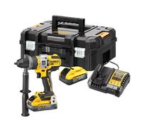 Dewalt DCD999H2T-QW Premium Perceuse-visseuse à percussion XRP 18V + 2 x 5,0Ah Batteries Powerstack + Chargeur + Coffret T-STAK