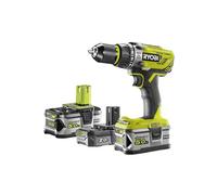 Perceuse-visseuse à percussion RYOBI 18V OnePlus - 3 batteries LithiumPlus - 2x 5.0Ah - 1x 2.0Ah - R18PD31-3552S