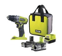 Perceuse-visseuse à percussion RYOBI R18PD2-242S 18V ONE+™ avec 1x2Ah et 1x4Ah