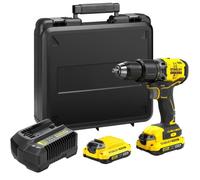 STANLEY Perceuse-visseuse à percussion FATMAX V20 SFMCD715D2K-QW 18 V Brushless 60 Nm 2x2Ah