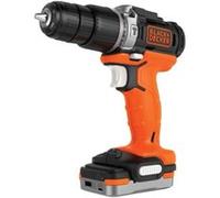 Perceuse visseuse à percussion sans fil Black & Decker BDCHD12S1-QW 12V 40Nm 1x1,5Ah
