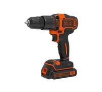 Perceuse-visseuse à percussion sans fil BlackDecker BDCHD18K - 18V Li-ion 1,5 Ah - Chargeur et coffre inclus