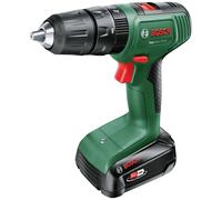 Perceuse-visseuse à percussion sans fil Bosch Home and Garden 06039D810D 18 V 1.5 Ah Li-Ion + 2 batteries, + chargeur, + mallette