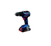 Perceuse-visseuse à percussion Bosch Professional GSB 18V-55 (28/55/- Nm) + 2 batteries 2,0Ah + chargeur GAL 18V-40 - 06019H5305