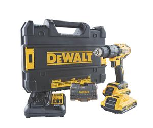 Perceuse visseuse à percussion sans fil brushless DCD778D2TA Li-Ion XR DeWalt 18V 2 x 2Ah