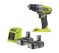 Perceuse à percussion Ryobi R18PD2-215G 18 V (2 x 1,5 Ah)