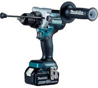 Perceuse-visseuse à percussion sans fil Makita® DHP486RTJ 18V avec 2x batteries 5,0 Ah et chargeur dans MAKPAC